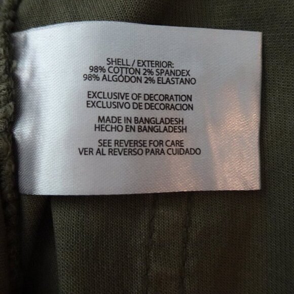 Woolrich 5 Pocket Pant Jeans Men's Size 38x32 Green Denim Stretch Utility Pocket - Picture 10 of 11